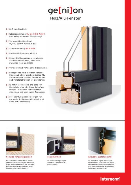 Holz/Alu-Fenster - Hainisch