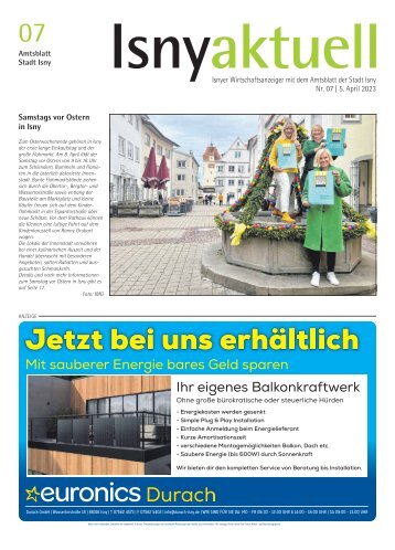 05.04.2023 Isny aktuell
