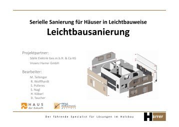 Serielle Sanierung für Häuser in ... - Vinzenz Harrer GmbH