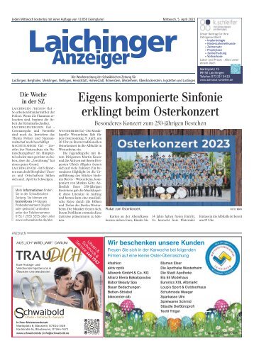 05.04.2023 Laichinger Anzeiger