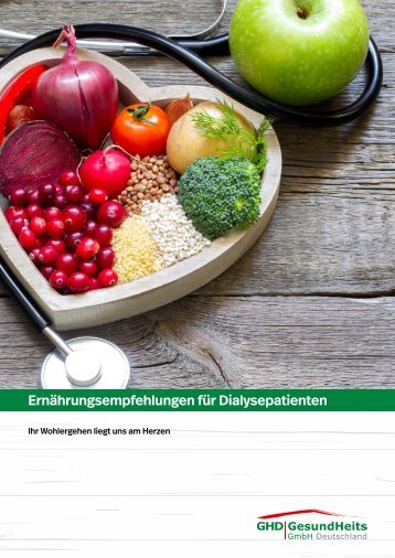 Ernährungsempfehlung für Dialysepatienten