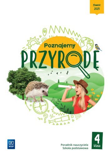 Poznajemy przyrodę. Poradnik nauczyciela. Klasa 4