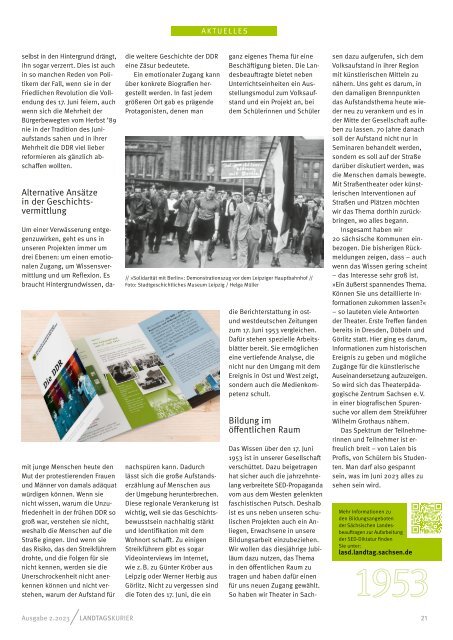 Landtagskurier, Ausgabe 2/2023