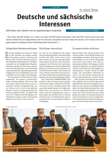 Landtagskurier, Ausgabe 2/2023