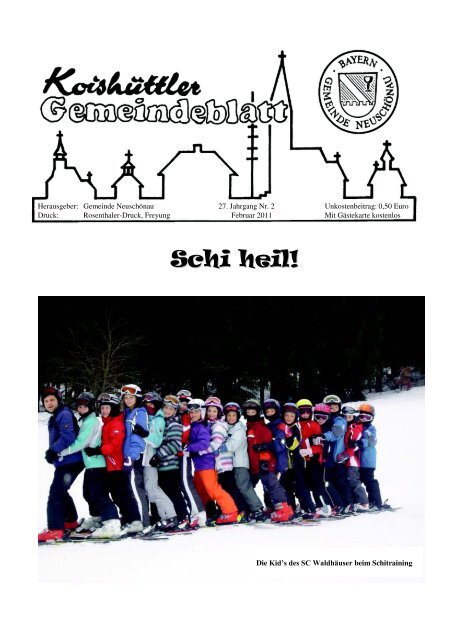 Gemeindeblatt Februar 2011 - Neuschönau