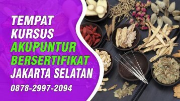 0878-2997-2094 Pelatihan Akupunktur Di Jakarta Selatan Biaya Murah LKP Lebah Emas Purwokerto
