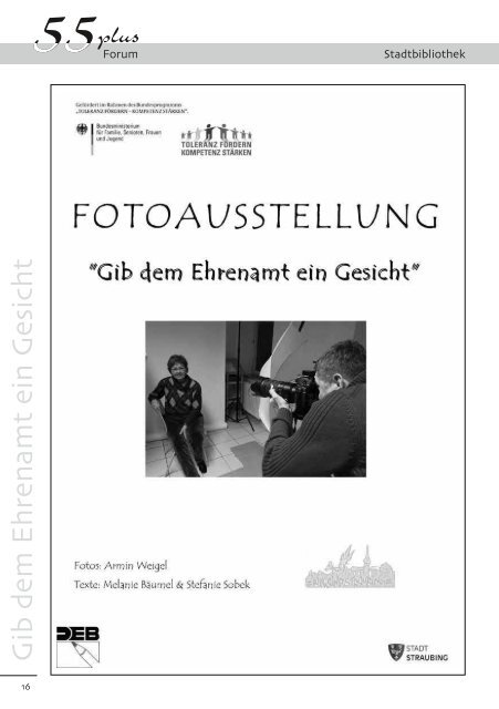 straubinger veranstaltungsführer - Stadtbibliothek Straubing