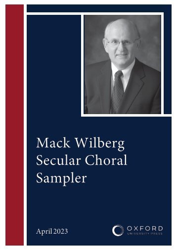 Mack Wilberg Secular Choral Sampler