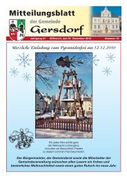 Die Gemeinde Gersdorf im Internet - September 2010 - Gersdorf ...