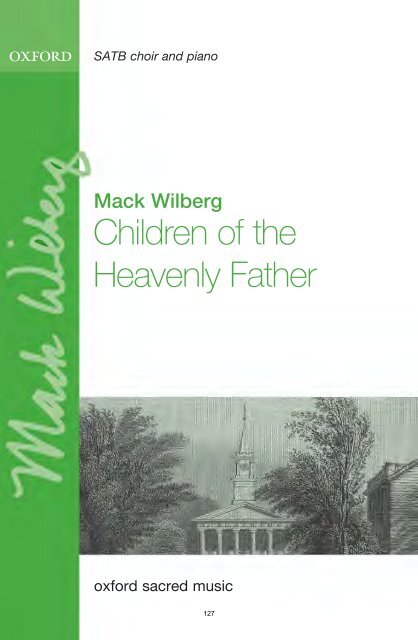 Mack Wilberg Sacred Choral Sampler