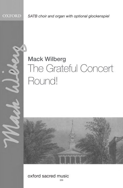 Mack Wilberg Sacred Choral Sampler