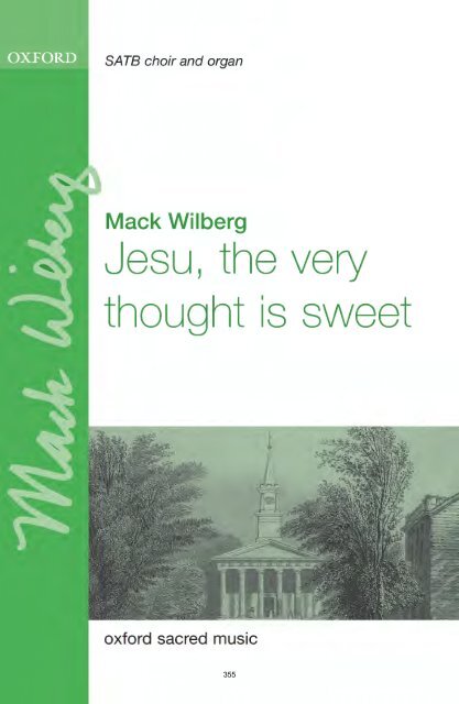 Mack Wilberg Sacred Choral Sampler