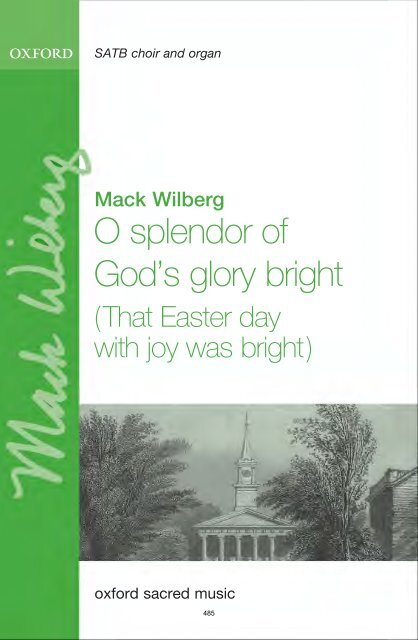 Mack Wilberg Sacred Choral Sampler