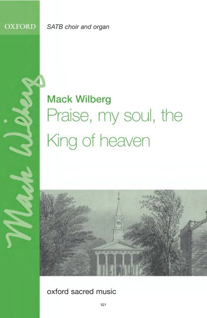 Mack Wilberg Sacred Choral Sampler