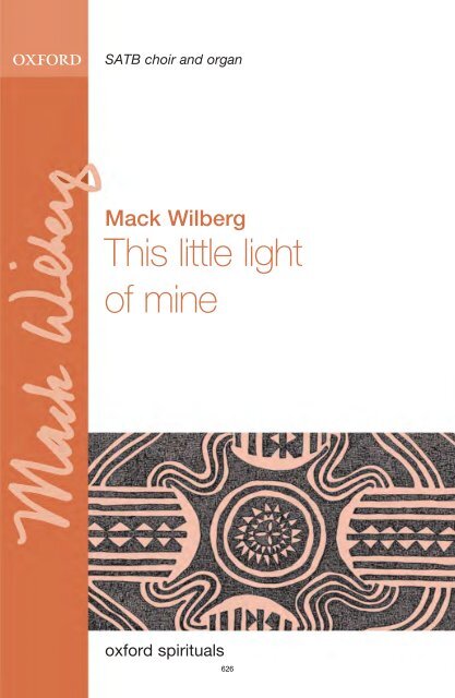 Mack Wilberg Sacred Choral Sampler