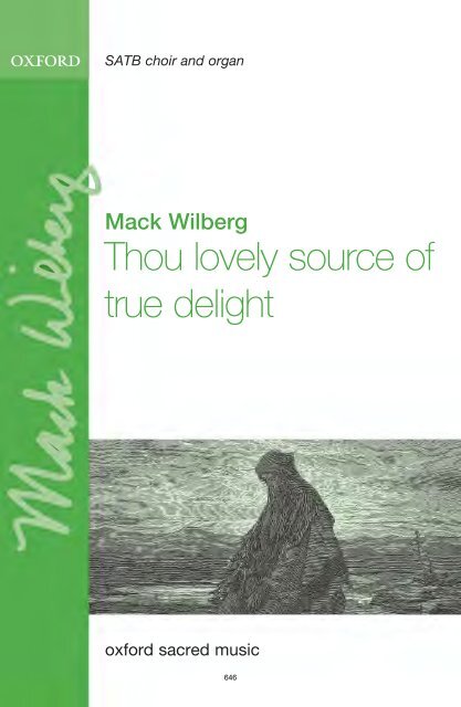 Mack Wilberg Sacred Choral Sampler