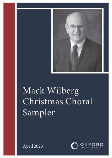 Mack Wilberg Christmas Choral Sampler 
