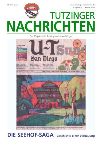 Download Heft 10 / Oktober 2012 - Tutzinger Nachrichten