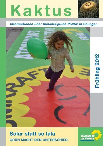 Kaktus Fruehjahr 2012 - Grüne Solingen