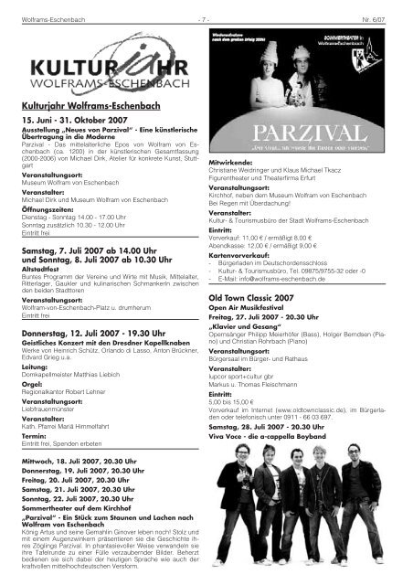 programm - Stadt Wolframs-Eschenbach