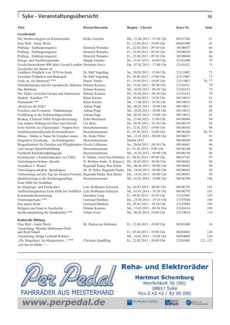 Anmeldung - VHS des Landkreises Diepholz