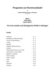 Langfassung KWP3-1 - Grüne Solingen