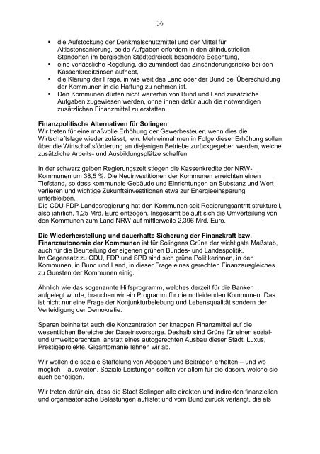 Langfassung KWP3-1 - Grüne Solingen