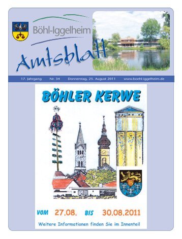 (PDF) Amtsblatt vom 25.08.2011 (KW 34) - Gemeinde Böhl-Iggelheim