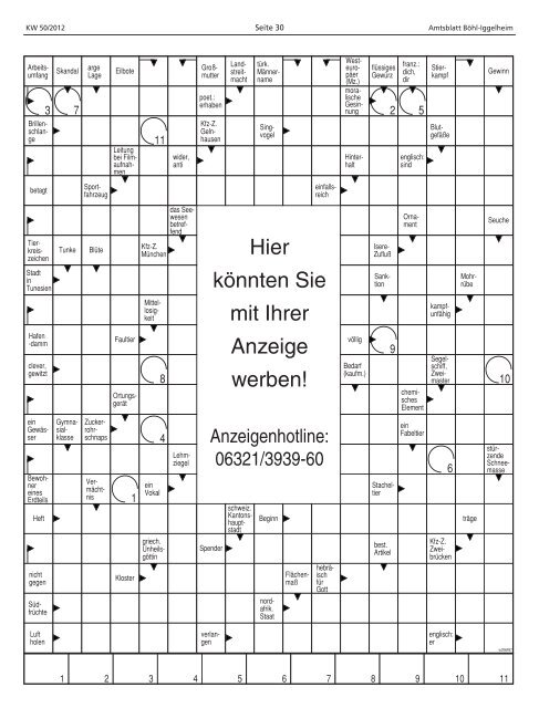 Amtsblatt vom 13.12.2012 (KW 50) - Gemeinde Böhl-Iggelheim