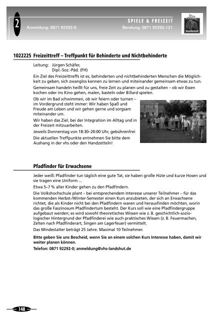 Gesellschaft und Leben, Musik - Volkshochschule Landshut