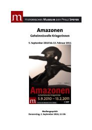 Amazonen - Speyer, Historisches Museum der Pfalz