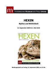 Hexen - Speyer, Historisches Museum der Pfalz