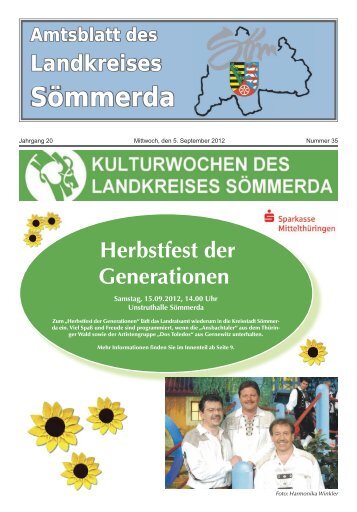 Herbstfest der Generationen - Landkreis Sömmerda