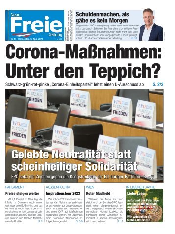 Corona-Maßnahmen: Unter den Teppich damit?