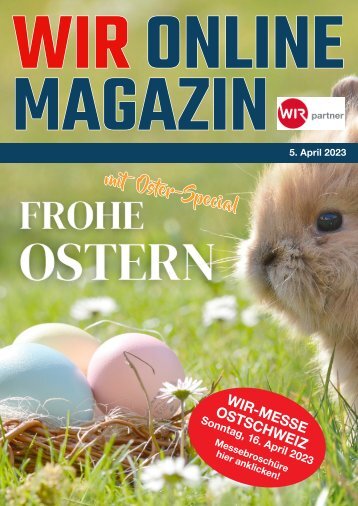 WIR-ONLINE MAGAZIN Osterausgabe