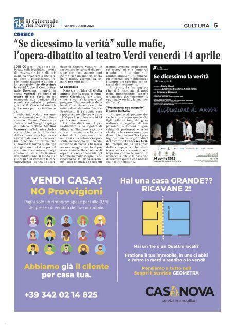 Giornale dei Navigli n. 14 - 7 aprile 2023