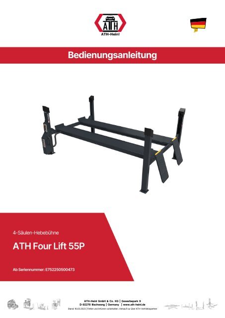 ATH-Heinl 4-post lift ATH Four Lift 55P