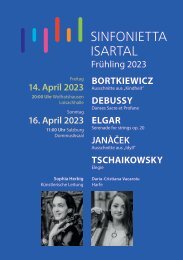 Sinfonietta Isartal April 2023