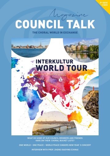 COUNCIL TALK 01/2023 - The digital magazine of the World Choir Council