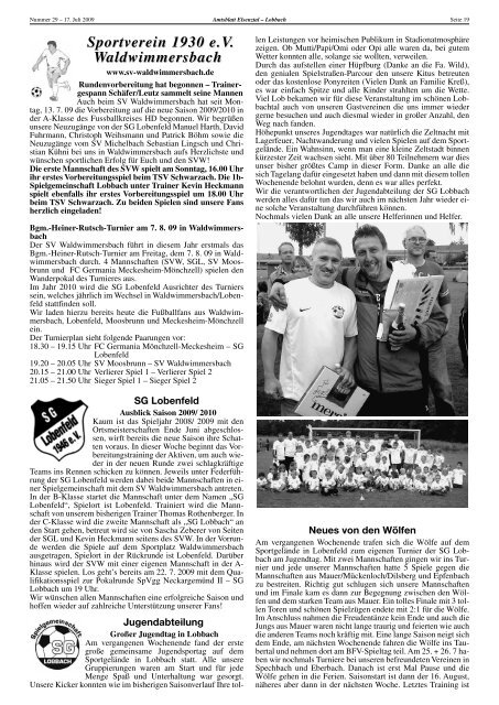 Amtsblatt vom 17.07.09 - Meckesheim