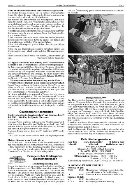 Amtsblatt vom 17.07.09 - Meckesheim