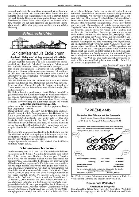 Amtsblatt vom 17.07.09 - Meckesheim