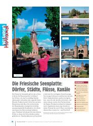 Die Friesische Seenplatte: Dörfer, Städte, Flüsse ... - Hausboot Böckl
