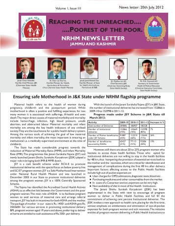 news letter 3rd issue - National Rural Health Mission