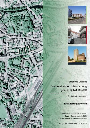 Stadt Bad Oldesloe Vorbereitende Untersuchung gemäß § 141 BauGB