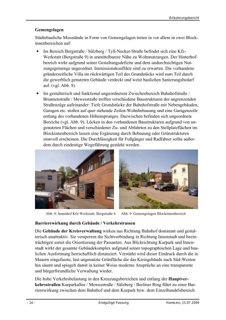 Stadt Bad Oldesloe Vorbereitende Untersuchung gemäß § 141 BauGB