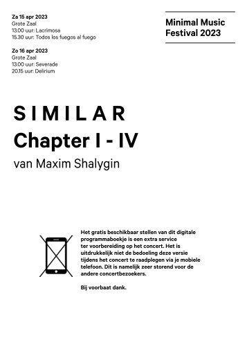 2023 04 15 S I M I L A R Chapter I - IV van Maxim Shalygin