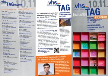 Ralph Caspers – Prominenter Gast beim vhs-Aktionstag im Kieler ...