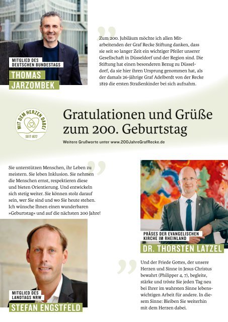 recke:in - Das Magazin der Graf Recke Stiftung Ausgabe 1/2023