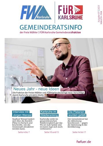 Neues Jahr - Neue Ideen. Gemeinderatsinfo #8 | 2023